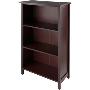 image:imageVerona 3 Section M Storage Shelf with 6 Foldable Beige Color Fabric BasketsNo Baskets