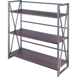 image:imageWinsome Isa 5Tier Shelf Graphite and WalnutWalnutGraphite