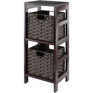image:imageWinsome Leo 3Tiered Ladder Shelves Modern amp Practical Open Display Bookshelves for Living Room Den Office Bedroom Functional Home Decor Furniture2 Tier Narrow