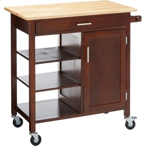 image:imageWinsome Marissa Kitchen Cart Walnut