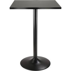 image:imageWinsome Obsidian Tall Square Dining Table for Kitchen Dining Room 35 BlackDining