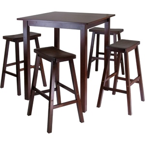 image:imageWinsome Parkland 5Pc HighPub Table Set Walnut