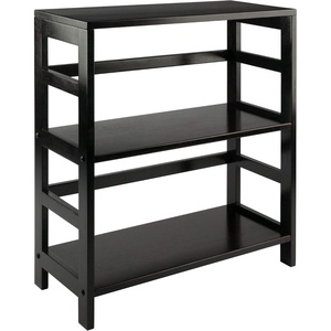 image:imageWinsome Wood Leo model name Shelving Small and Large Espresso2 Tier Wide