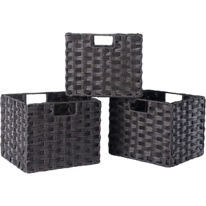 image:imageWinsome Wood Melanie Basket Chocolate 3 Pieces2Basket Small