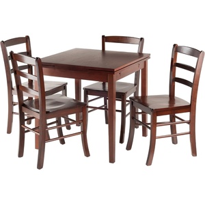 image:imageWinsome Wood Pulman 5Pc Set Extension Table with Ladder Back Chairs