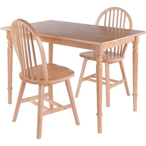 image:imageWinsome Wood Ravenna 3Pc Dining Table with Windsor Chairs  Natural