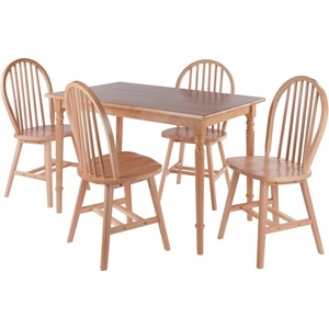 image:imageWinsome Wood Ravenna 5Pc Dining Table with Windsor Chairs  Natural