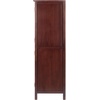 image:imageBrooke Jelly Cupboard 2Section Cabinet Walnut