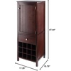image:imageWinsome Brooke Jelly Open Cupboard Walnut
