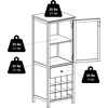 image:imageWinsome Brooke Jelly Open Cupboard Walnut