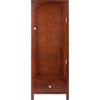 image:imageWinsome Brooke StorageOrganization Antique Walnut  Classic amp Versatile Tall Side Cupboard with Storage Shelves Organization in Kitchen Dining Room Living Room Home OfficeWalnut