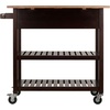 image:imageWinsome Langdon Cart Kitchen CappuccinoNatural 3657x2642x3445