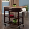 image:imageWinsome Langdon Cart Kitchen CappuccinoNatural 3657x2642x3445