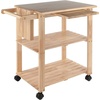 image:imageWinsome Mario Kitchen Cart  Rolling Utility amp Serving Cart with Wheels for Snacks Drinks Kitchen Essentials Storage amp Organization for Home Apartment