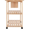image:imageWinsome Mario Kitchen Cart  Rolling Utility amp Serving Cart with Wheels for Snacks Drinks Kitchen Essentials Storage amp Organization for Home Apartment