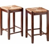 image:imageWinsome Sally 3Pc Breakfast Table Set with 2 Rush Seat Stools