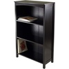 image:imageWinsome Terrace Shelving no basket Espresso2 small  2 large basket