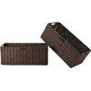 image:imageWinsome Terrace Shelving no basket Espresso2 small  2 large basket