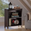 image:imageWinsome Terrace SolidComposite Wood 3Tier 26Inch Wide Storage Shelf Espresso 92327  Sturdy Compact Display Bookcase for Bedroom Living Room Home Office Convenient amp Stylish Storage ShelvingNo Basket