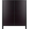 image:imageWinsome Terrace SolidComposite Wood 3Tier 26Inch Wide Storage Shelf Espresso 92327  Sturdy Compact Display Bookcase for Bedroom Living Room Home Office Convenient amp Stylish Storage ShelvingNo Basket