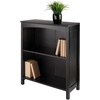 image:imageWinsome Terrace SolidComposite Wood 3Tier 26Inch Wide Storage Shelf Espresso 92327  Sturdy Compact Display Bookcase for Bedroom Living Room Home Office Convenient amp Stylish Storage ShelvingNo Basket