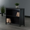 image:imageWinsome Terrace Storage Shelf 3Tier Wide in Espresso 37Inchno basket