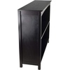 image:imageWinsome Terrace Storage Shelf 3Tier Wide in Espresso 37Inchno basket