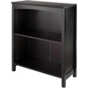 image:imageWinsome Terrace SolidComposite Wood 3Tier 26Inch Wide Storage Shelf Espresso 92327  Sturdy Compact Display Bookcase for Bedroom Living Room Home Office Convenient amp Stylish Storage ShelvingNo Basket