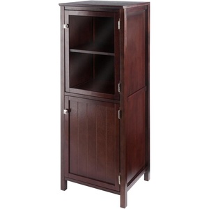 image:imageBrooke Jelly Cupboard 2Section Cabinet Walnut