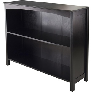 image:imageWinsome Terrace Storage Shelf 3Tier Wide in Espresso 37Inchno basket