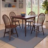 image:imageWinsome Mornay Square Dining Table with 4 Windsor Chairs 36 Wide Walnut