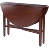 image:imageWinsome Hannah 3Pc Double Drop Leaf Table Set with 2 Windsor Chairs Walnut FinishWalnut